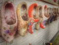 Vintage clogs amsterdam Royalty Free Stock Photo