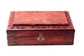 Vintage closed wooden box Royalty Free Stock Photo