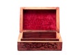 Vintage closed wooden box Royalty Free Stock Photo