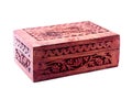 Vintage closed wooden box Royalty Free Stock Photo