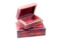 Vintage closed wooden box Royalty Free Stock Photo