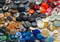 Vintage clothes buttons Royalty Free Stock Photo