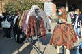Vintage clothing kilo sale at pop-up shop in trendy clubs is a new trend all around Europe