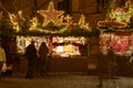 Vintage clothing stall at Xmas market, Stuttgart Royalty Free Stock Photo