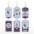 Vintage clothing tags