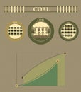 Vintage Coal info graphics