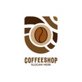 vintage coffe shop premium logo