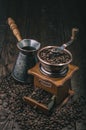 Vintage coffee grinder Royalty Free Stock Photo