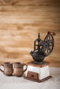 Vintage coffee grinder turkish Royalty Free Stock Photo