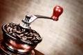 Vintage coffee mill Royalty Free Stock Photo