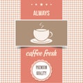 Vintage coffee poster