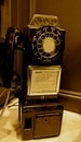 Vintage Coin Operated Public Pay Telephone Royalty Free Stock Photo