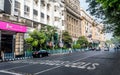 Vintage colonial buildings at the famous Park Street Kolkata Royalty Free Stock Photo