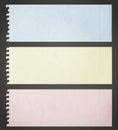 Vintage color papers