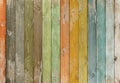 Vintage color wood planks background