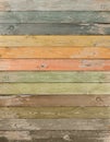 Vintage color wood planks vertical background