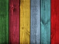 Vintage Colorful Wood Planks Background Texture Royalty Free Stock Photo