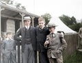 1900 Vintage colourised Photograph of Victorian Lads