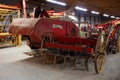 Vintage Combine harvester Canadian Potato Museum and Antique Farm Machinery Museum,