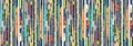 Vintage comic books stacked background banner