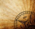 Vintage compass background