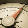 Vintage Compass Close-up