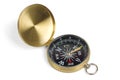 Vintage compass isolated Royalty Free Stock Photo
