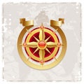 Vintage compass rose Royalty Free Stock Photo