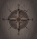 Vintage compass rose Royalty Free Stock Photo