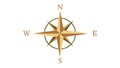 Vintage Compass Rose for Navigation and Exploration Themes, vector design Generative AI Royalty Free Stock Photo