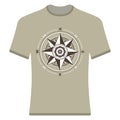 Vintage compass rose t-shirt.