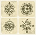 Vintage compasses Royalty Free Stock Photo