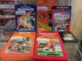 Vintage console video games for sale - Atari 2600 & Sega Genesis Royalty Free Stock Photo