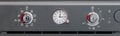 Vintage control panel of modern stoves for cooking Royalty Free Stock Photo