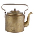 Vintage cooper teapot Royalty Free Stock Photo
