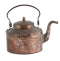 Vintage cooper teapot Royalty Free Stock Photo