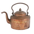 Vintage cooper teapot Royalty Free Stock Photo