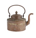 Vintage cooper teapot Royalty Free Stock Photo