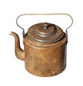 Vintage copper kettle Royalty Free Stock Photo