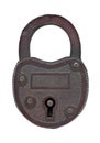 Vintage copper padlock Royalty Free Stock Photo