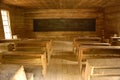 Vintage country one room school house.