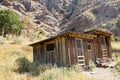 Vintage cowboy fence line cabin #6 Royalty Free Stock Photo