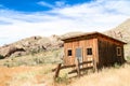 Vintage cowboy fence line cabin Royalty Free Stock Photo