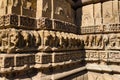 Vintage crafted designs on rocks at Sun Temple Modhera in Ahmed