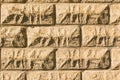 Vintage cream concrete brick background texture