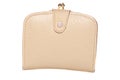 Vintage cream leather purse