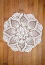 Vintage crochet doily Royalty Free Stock Photo