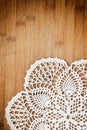 Vintage crochet doily Royalty Free Stock Photo