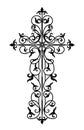 Vintage cross sketch, great design for any purposes. Vintage illustration. Vintage style