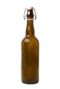 A vintage crystal bottle for beer Royalty Free Stock Photo